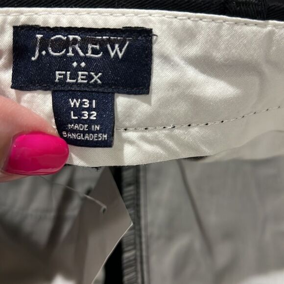 J. Crew Factory Straight-fit flex chino pant in black Size 31/32 NWT - Picture 10 of 14